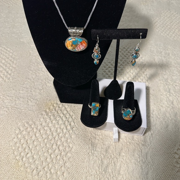 Oyster Copper Turquoise Ring - Picture 5 of 5